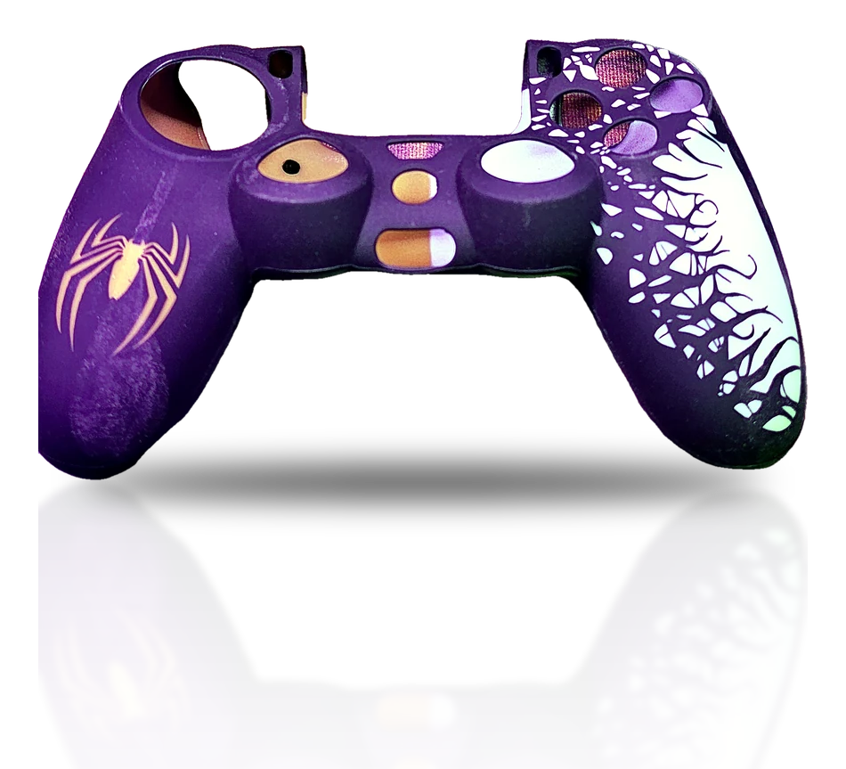 کاور سیلیکونی دسته PS4 طرح Spider-Man