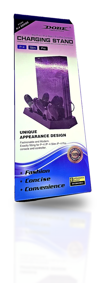 پایه عمودی و شارژر دسته PS4 دوبی (DOBE Charging Stand)