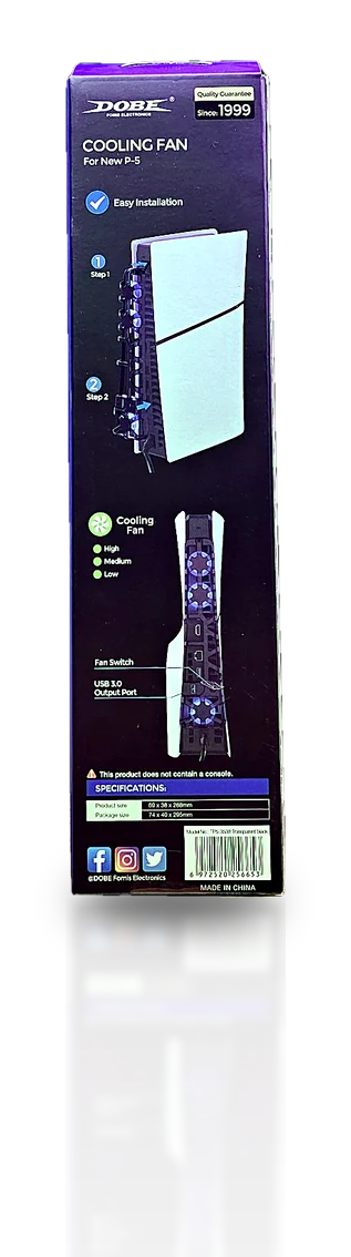 فن خنک‌کننده PS5 Slim دوبی مدل TP5-3538